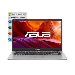 Notebook Asus Laptop E410 Intel Celeron 14" E410ma-Bv1181w 4Gb 128 Emmc White W11 + Microsoft 365 Personal 3 Meses