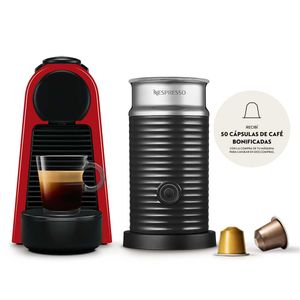 Nespresso Essenza Mini Red Piramidal + Aeroccino