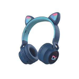Auriculares Dekkin He-029 Orejas Gato Azul