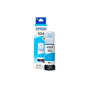 Botella De Tinta Epson 504 Cyan