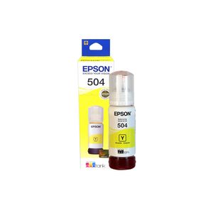 Botella De Tinta Epson 504 Amarillo