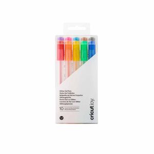 Lapiceras De Gel Cricut Para Cricut Joy Arcoíris Con Brillantina Punta De 0.8Mm 10 Unidades