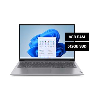 Notebook Lenovo Thinkbook 16 G6 Amd Ryzen 5 7430U 8Gb 512Ssd Freedos Grey
