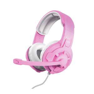 Auricular Gamer Trust Gxt 411P Radius Rosa
