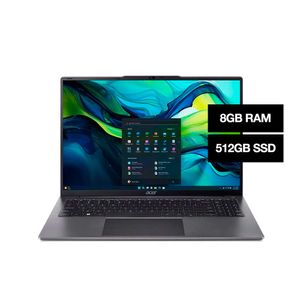 Notebook Acer Aspire Lite 16 16" Fhd Intel Core I5 1235U 8Gb 512Ssd W11
