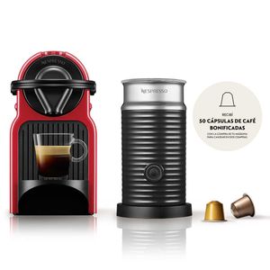 Nespresso Inissia Red + Aeroccino