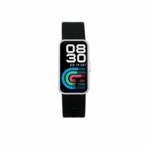 Smartwatch Mistral Smt-X052-08 Malla Silicona Negra