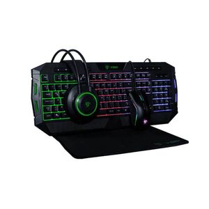 Combo Gamer Vsg Crux Teclado|Mouse|Teclado|Mousepad|Auricular