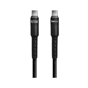 Cable Foxbox Type-C Round Pro 1.25Mt Black