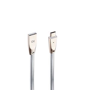 Cable Dekkin Usb A Usb-C 1M Trenzado Metalico Blanco