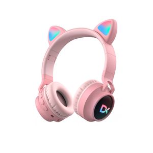 Auricular Dekkin He-029 Rosa Orejas De Gato