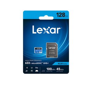 Memoria Micro Sd Lexar 128Gb Con Adaptador