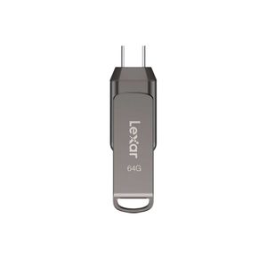 Pendrive Lexar Jumpdrive D400 64Gb Bl Titanium Dual Drive 3.2 Usb A To Type C 64Gb