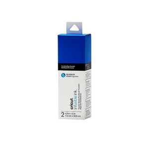 Hojas De Transferencia Cricut Para Tinta Infusionable 11.4 Cm X 30.5 Cm Color Azul 2 Hojas