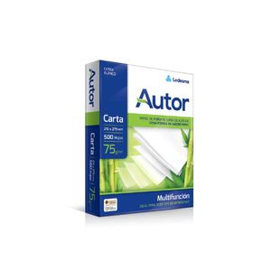 Resma Ledesma Autor 75Grs Carta - Caja X 10