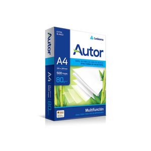 Resma Autor A4 80Grs X Un.