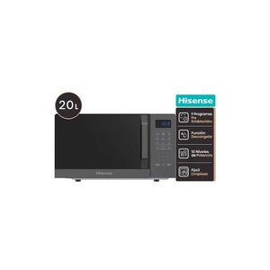 Microondas Hisense H20mo45bkhb07 Digital 20Lts