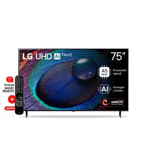 Tv Lg Uhd Ai 75" 4K Procesador Alpha 5 6Ta Gen Con Inteligencia Artificial 75Ur9050