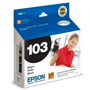 Cartucho Epson 103 Negro P/ Stylus Office 40W Tx600fw