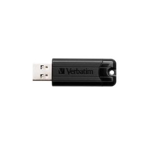 Pendrive Verbatim 256Gb Pinstripe Usb 3.0 Flash Drive - Black