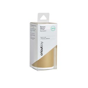 Vinilo Smart Para Cricut Joy 3 Metros Dorado Brillante
