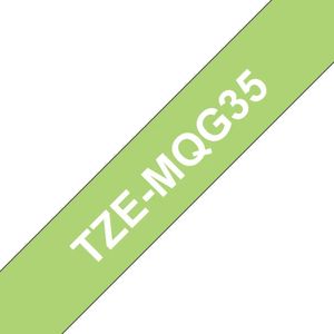 Cinta Laminada Negro Sobre Verde Lima 12Mm P/ Pth110 Y Ptp750w