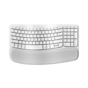 Teclado Logitech Ergo Inalámbrico Wave Blanco