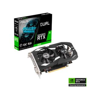 Placa De Video Asus Geforce Rtx 3050 Dual Oc Edition 6G (6Gb Gddr6)